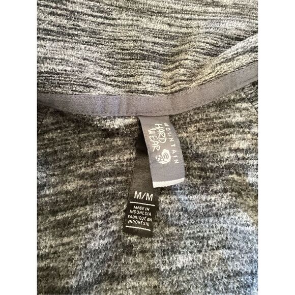Mountain Hardware 1/4 Zip Fleece Pullover Gray Sz M Womens - Picture 5 of 8